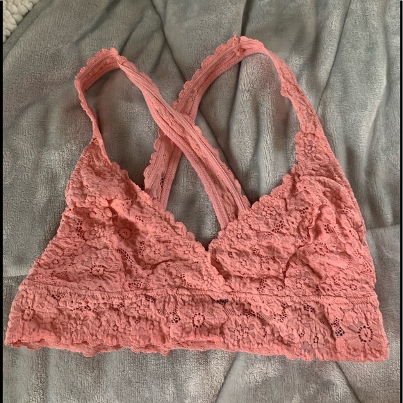 aerie Other - triangle bralette, crosses in back